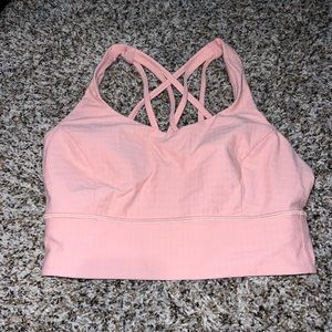 lululemon longline bra 8